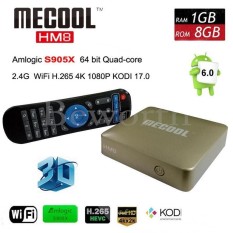 Amlogic S905X Android 6.0 Smart TV Box Quad Core HM8 Mini PC KODI17.0 Wifi 4K H.265 Media Player 3D Home Movie Remote Control &n - intl