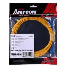 AMPCOM (AMPCOM) Jumper Serat Single-mode SC-SC Single Core Realengineering Kelas Carrier Asap Rendah Halogen Bebas Environmentalpr -Intl