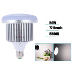 Andoer 50 W 5500 K 72 Manik-manik E27 Socket Photo Video Studio Continuous Daylight Fill-in Softbox Lampu Fotografi Light Bulb untuk DSLR Kamera & Smartphone Shooting Outdoorfree-Intl