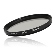 Andoer 58 Mm Fader ND Perlengkapan Filter Density Netral Fotografi Set Filter (ND2 ND4 ND8) untuk Nikon Canon Pemberontak T5i T4i EOS 1100D 650D 600D DSLR-Intl