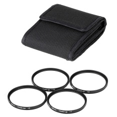 Andoer 58 Mm Makro Close Up Set Filter + 1 + 2 + 4 + 10 dengan Kantong untuk Nikon Canon Pemberontak T5i t4i EOS 1100D 650D 600D DSLR