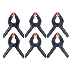 Andoer 6 Pcs Plastik Ketat Klip Clamp Peralatan Fotografi Penggunaan Universal untuk Fotografi Studio Kertas Foto Latar Belakang Backdrop Stand Holder -Intl