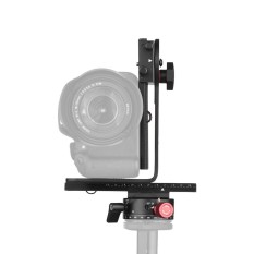 Andoer 720 Derajat Kepala Panorama Termasuk Putar 360 Derajat Panorama Pengindeksan Rotator + 2 Cara Rel Penggeser + L Bracket Perlengkapan untuk Canon Nikon sony DSLR Ildc Kamera Max. kapasitas Beban 3Kg-Intl