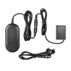 Andoer ACK-E18 AC Sumber Daya Listrik LP-E17 Adaptor Dummy Kamera Pengisi Daya untuk Canon 200D 800D 760D 750D 77D M6 M5/ rebel T7i T6s T6i 8000D Kiss X8i DSLR Hitam Inggris-Internasional