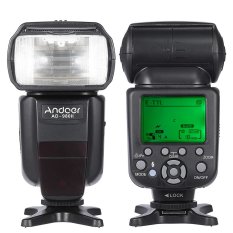 Andoer AD-980II E-TTL HSS 1/8000s Master Slave GN58 Flash Speedlite for Canon 5D Mark III/5D Mark II/6D/5D/7D/60D/50D/40D/30D/700D/100D/650D/600D/550D/500D/450D DSLR Camera