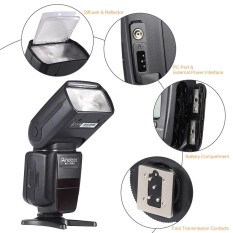 Andoer AD-980II I-ttl HSS 1/8000 S Master Slave GN58 Flash Speedlite untuk Nikon D7200 D7100 D7000 D5200 D5100 D5000 D3000 D3100 D3200 D3300 DSLR Kamera-Internasional