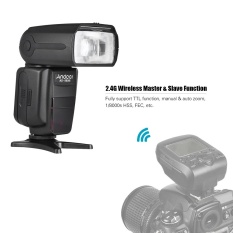Andoer AD-980IIIC E-TTL Master Slave Flash Speedlite 1/8000 S HSS Built-In 2.4G Sistem Flash Nirkabel 2.9 S Waktu Daur Ulang Manual & Auto Zoom GN58 untuk Canon Kamera Seri-Intl
