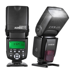 Andoer AD560 IV 2.4G Nirkabel Universal Di Kamera Budak Speedlite Flash Lampu GN50 Layar LCD untuk Canon Nikon Olympus Pentax untuk Sony A7 /A7 II/A7S/A7R/A7S II Kamera DSLR-Intl