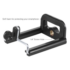 Andoer Adjustable Telepon Yang Bisa Diperpanjang Holder Clip dengan 1/4