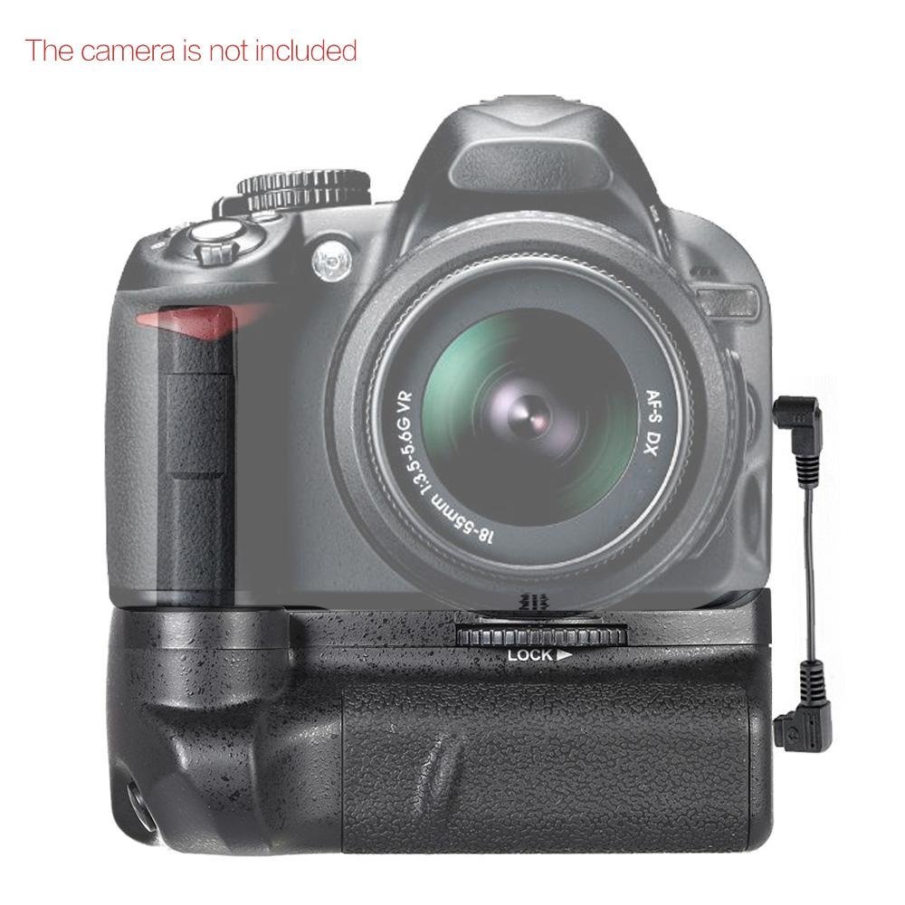 Andoer BG-2F Pegangan Vertikal For Nikon D3100 D3200 D3300 Kamera DSLR EN-EL 14
