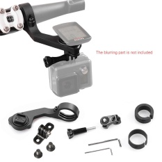 Andoer Bike Mount Holder Handle Bar Komputer Mount Kit 25.4mm/31.8mm untuk CATEYE CC-PA100W/500B CC-RD310W /410DW/420DW/430DW/500B CC-VT210W/220 W CC-MC200W CC-GL11/51 CC-PD100W untuk GoPro/ Sony/Garmin VIRB X & XE untuk SJ Cam Kamera Aksi Hitam-Intl