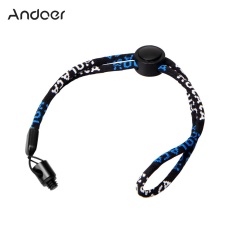 Andoer Kamera Leher Strap Pergelangan Tangan dengan 1/4 Mur Kit Untuk Ricoh Theta S & M15 untuk LG 360 Cam untuk Samsung gear 360 Camcorder-Intl