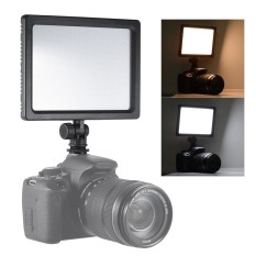 Andoer CM-180D 12 W Dimmable Bi-warna 3200 K-5600 K Lampu Video Lampu Panel W/Layar LCD untuk Perkakas Bertualang DSLR ildc Kamera Camcorder untuk Anak Kecil Sayang Pernikahan Wawancara Photogrpahy-Intl