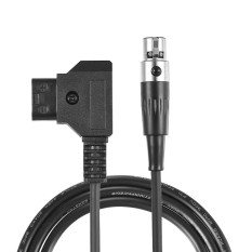 Andoer D-Tap Pria (Tinny) MINI XLR 4 Pin Kabel Kabel Lurus 100 Cm Kabel Panjang untuk Biro Perjalanan 5.6 