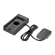 Andoer DR-E18 NP-F970 untuk LP-E17 Dummy Adaptor Piringan Dudukan untuk Canon 200D 800D 760D 750D 77D M6 M5/Rebel T7i t6s T6i 8000D Ciuman X8i DSLR Kamera Hitam-Intl