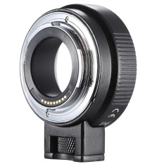 Andoer EF-EOSM Lensa Dudukan Adaptor Dukungan Oto-paparan Otomatis Fokus dan Auto-bukaan untuk Canon EF/ EF-S Seri Lensa untuk EOS M EF-M M2 M3 M10 Tubuh Gambar Kamera Dukungan Stabilitas-Internasional