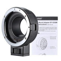 Andoer EF-EOSM Lens Mount Adapter Dukungan Auto-Exposure Auto-Focus dan Auto-Aperture untuk Canon EF/ EF-S Series Lens Ke EOS M EF-M M2 M3 M10 Dukungan Bodi Kamera Stabilitas Gambar-Intl