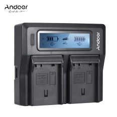 Andoer EN-EL15 Ganda Channel Digital Kamera Pengisi Daya dengan Tampilan LCD untuk Nikon D500 D610 D7000 D7100 D750 D800 D810 d7200-Internasional
