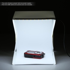 Andoer Lipat Lipat Portabel Mini Fotografi Lightbox Studio untuk Iphone Samsung LG HTC Smartphone Digital atau DSLR Kamera-Internasional