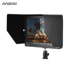 Andoer FR7764S 7inch 1920 * 1200 IPS Screen Video Camera Field Monitor Display with HD VGA AV Earphone IN Support 4K Signal for Canon Nikon Sony Panasonic DSLR - intl