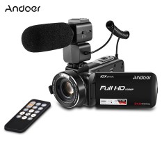 Andoer HDV-Z82 1080 P Full HD 24MP Digital Kamera Video Camcorder dengan MIC Eksternal Pengendali Jarak Jauh 3
