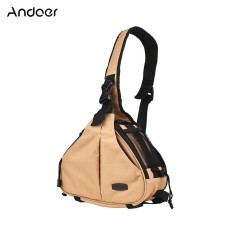 Andoer K1 Segitiga DSLR Kamera Tas Silang Sling Pembawa Kasus Anti Guncangan Anti-Air dengan Tripod Penahan untuk Canon Nikon Sony Olympus PENTAX-Internasional