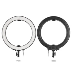 Andoer LA-650D 5500 K 40 W Lingkaran Digital Photographic Studio Ringan dengan 600 Lampu Stepless Penyesuaian W/Kain Lembut dan Tas-Internasional
