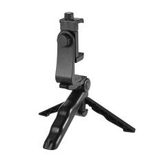 Mini Meja Tripod Berdiri Genggam Pegangan Penstabil dengan Universal Smartphone Klip Penahan Braket untuk Kamera Digital untuk iPhone 7 plus/7/6/6 Plus/6 S-Internasional