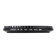 Andoer ND Fader Netral Density Adjustable ND2 untuk ND400 Variabel Filter untuk Canon Nikon DSLR Kamera