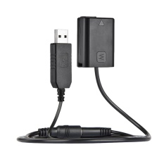 Andoer NP-FW50 Dummy + DC USB Adapter Cable Replacement for AC-PW20 for Sony NEX-3/5/6/7 Series A33 A37 A35 A55 a7 a7R a7II A6000 A6300 - intl