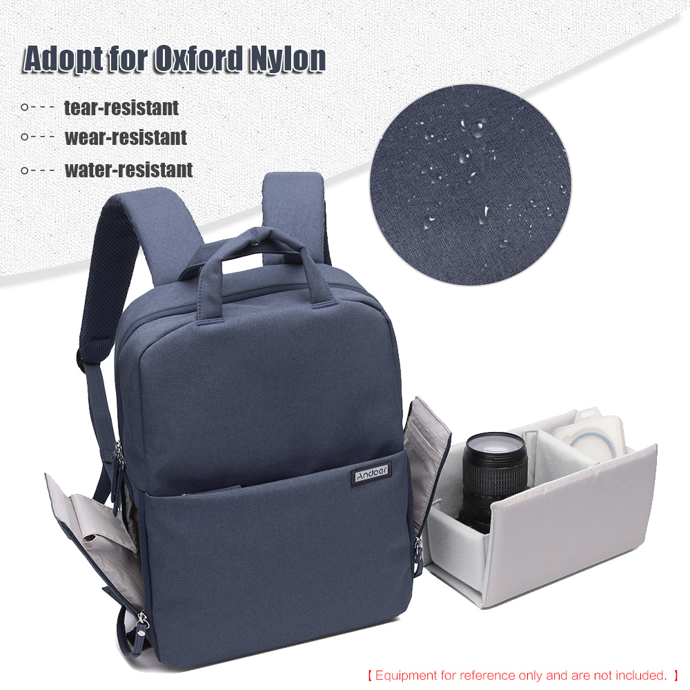 Andoer Tahan Terhadap Udara Tahan Guncangan DSLR Fotografi Kamera Video Tas Ransel Tas Santai For Nikon Canon Sony Pentax Sony Kamera With Pelindung Hujan-Internasional
