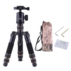 Andoer TP166C Portable Ringan Serat Karbon Meja Mini Tripod dengan Ball Head Kit 3-Bagian Adjustable Height Fold Hanya 21 Cm-Intl