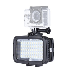 Andoer Ultra Bright 1800LM 3 Modes Waterproof Underwater 40m 5500K 60pcs LED Diving Fill-in Light Video Studio Photo Lamp for GoPro Hero Xiaomi Yi SJCAM Action Cam & for Canon Nikon Sony DSLR Camera w/ Hot Shoe Mount + 3 * Filter - intl