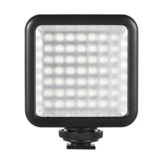Andoer W49 Mini Interlock Kamera Panel Dimmable Camcorder Video Lighting With Sepatu Mount Adapter For Canon Nikon Sony A7 DSLR