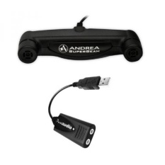 Andrea Communications C1-1021450-100 Pureaudio USB-Sa Eksternal Digital USB Kartu Suara dengan Superbeam Array2s Mikrofon Bundel-Intl