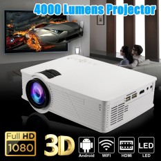 Android4.4 WIFI 1080 P Portable HD LED Proyektor 5000 Lumen Proyektor Home Theater-Intl