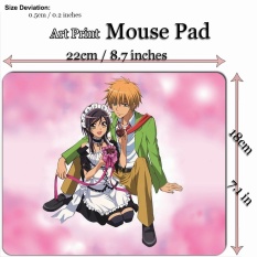 Anime Art Print Mouse Pad Mat (22*18 Cm) untuk A099 Misaki Ayuzawa dan Takumi Usui-MAID Sama-Intl