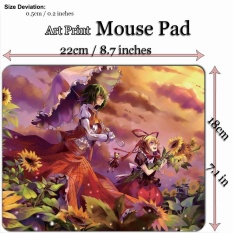 Anime Art Print Mouse Pad Mat (22*18 Cm) untuk A151 Yukari Yakumo-Touhou Proyek-Intl