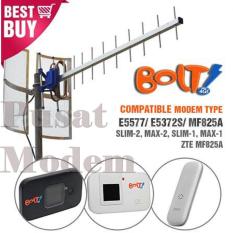 Antena Yagi Dual Pigtail Untuk Modem BOLT Huawei E5372S SLIM/ MAX, ZTE MF825A, Huawei E3272 E8278 E5373 E5775 Yagi Grid TXR185 Extreme Gain