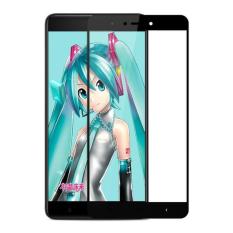 Anti Gores Kaca Full Layar 2.5D For Xiaomi Redmi Note 4X Tempered Glass List Warna - Hitam