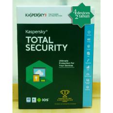 ANTI VIRUS Kaspersky Total Security / Pure 2018 4 PC 2 Tahun