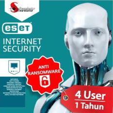 Antivirus ESET Internet Security - 4 Komputer 1 Tahun