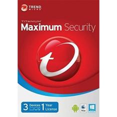 Antivirus Trend Micro Titanium Maximum Security 1 Tahun 1 User (Versi Terbaru)