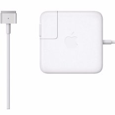 Apple Adaptor Charger Magsafe 2 - 45Watt untuk Macbook Model Tip T - Putih