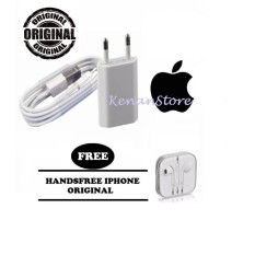 Apple Charger iPhone 5/5c/5s/6/6s/6+/6splus kabel data Original + Handsfree Iphone Original