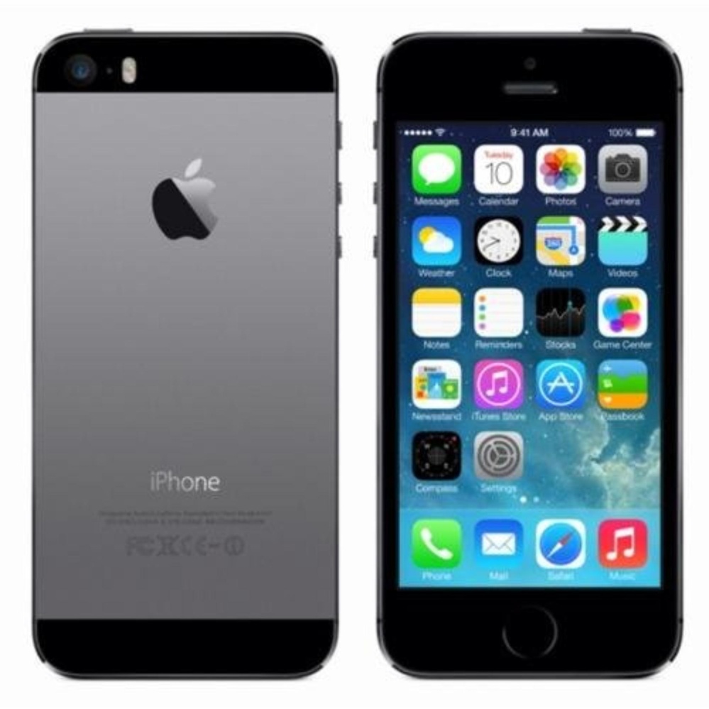 Apple Iphone 5s 16GB - Grey - Garansi 1 tahun - Free Tempered Glass 