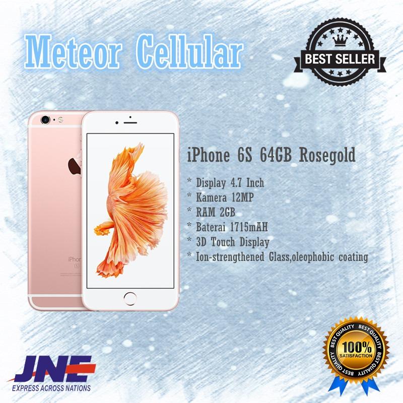 Apple iPhone 6s - 64GB - RoseGold - Garansi 1 Tahun Original