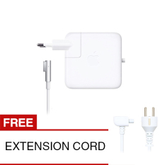 Apple Magsafe 45W A1244 Adapter Charger MacBook Air 11 / 13 Inch + Gratis Kabel Extension Cord