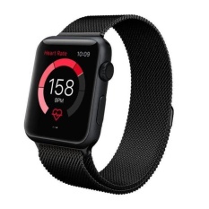 untuk Smart Watch Band-42mm Milanese Loop Stainless Steel Gelang Tali Magnetic Penutupan Gesper-Penggantian Wrist Band untuk Seri 1 Seri 2 Sport & Edition Jadilah Yang Pertama Mengulas Produk Ini-Internasional