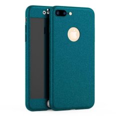 Applefor Iphone7 PLUS Versi Upgrade Mewah Ultra Tipis 360 Derajat Cakupan Pasir Terasa Frosted Matte Case untuk Apple untuk Iphone7 PLUS Full Body Cover Kasus Telepon (Warna: Seperti Gambar Pertama)-Intl